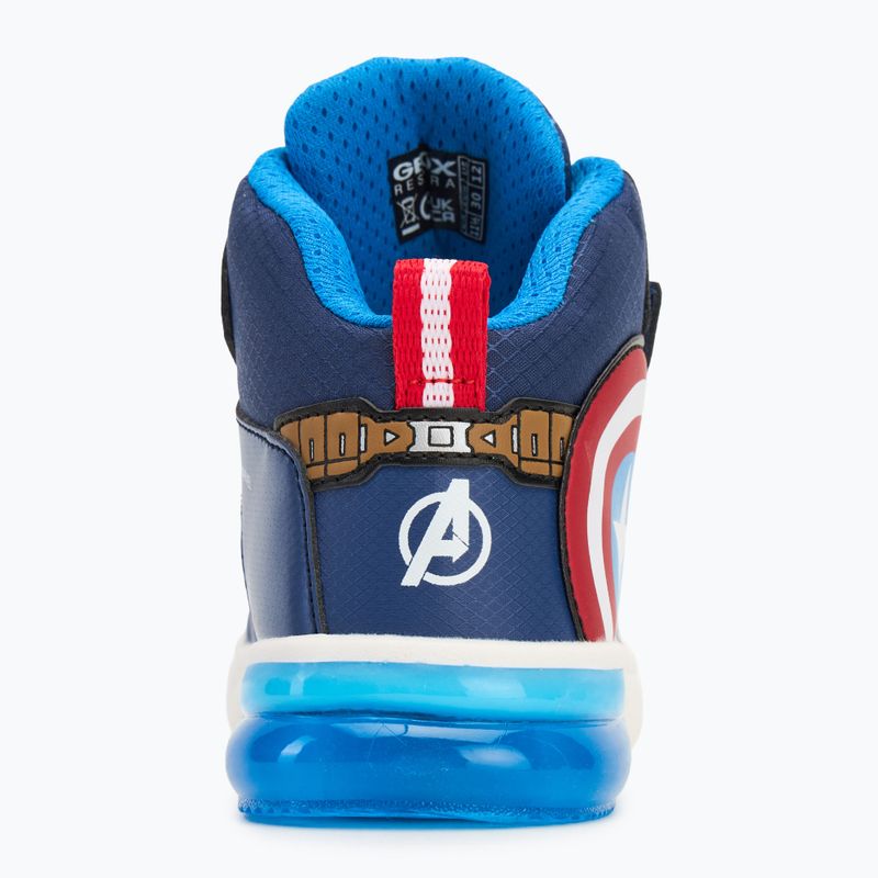 Scarpe Geox Grayjay blu oceano/rosso per bambini 6