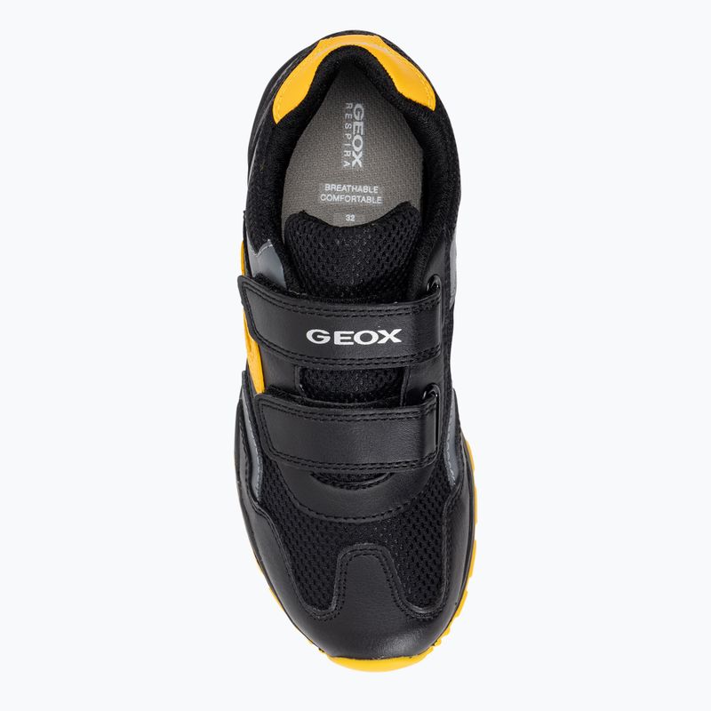 Scarpe Geox Pavel junior nero/oro 6