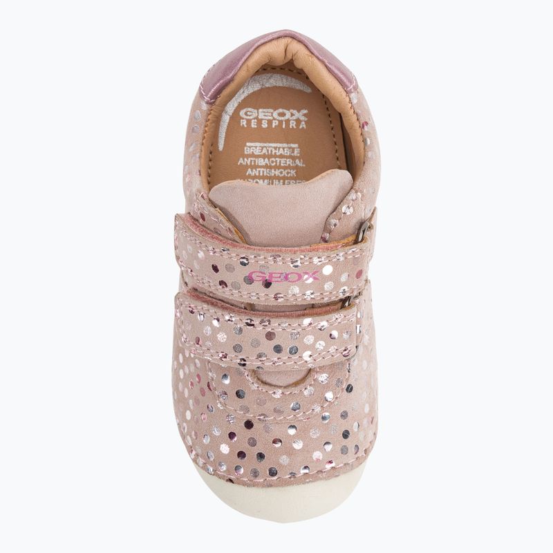 Geox Tutim rosa chiaro scarpe da bambino 6