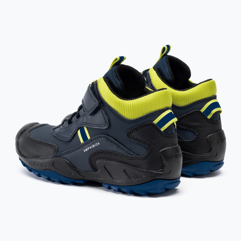Scarpe Geox junior New Savage Abx navy/verde lime 3