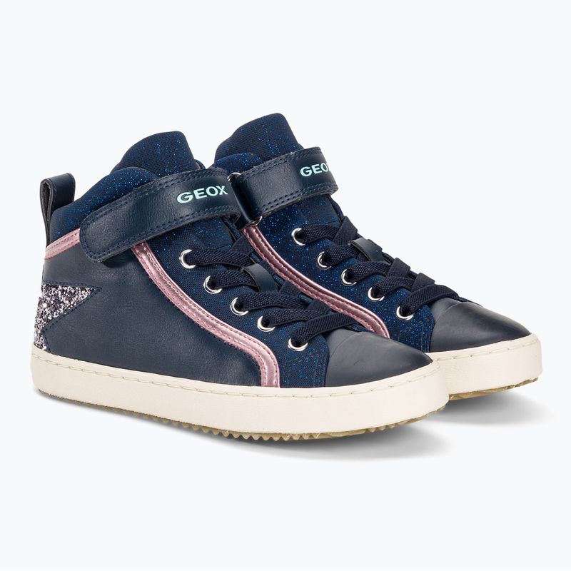 Geox Kalispera navy/argento scuro scarpe junior 4