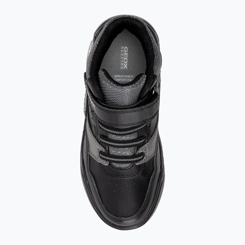 Geox Illuminus nero/grigio scuro scarpe junior 6