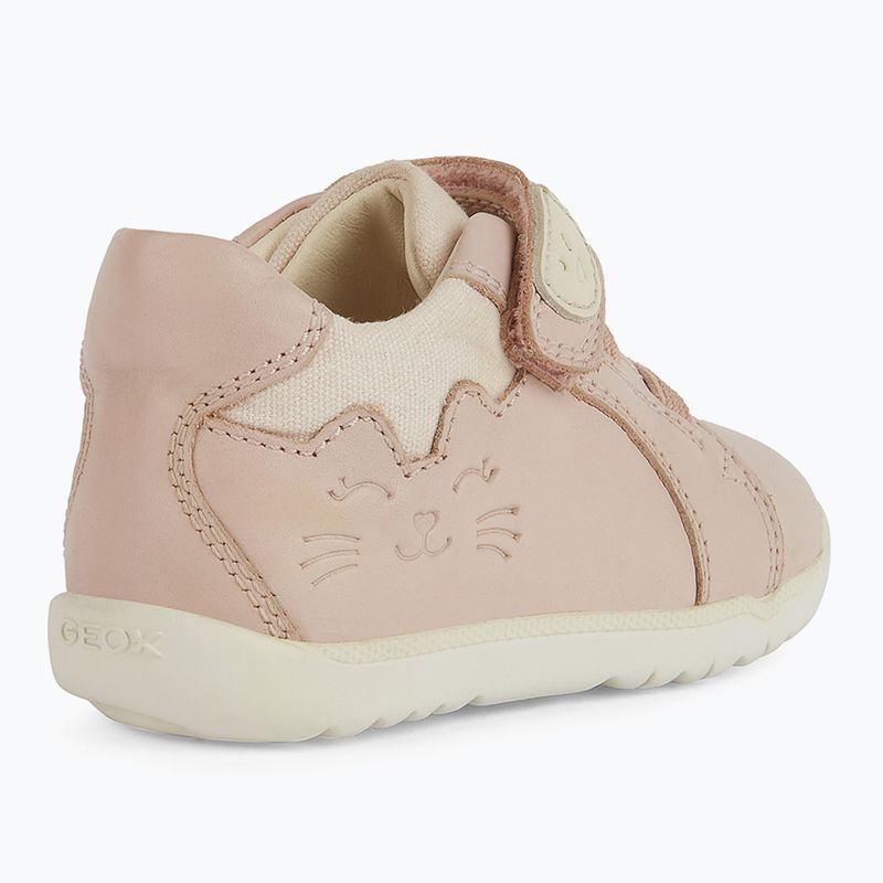 Geox Macchia rosa / avorio scarpe per bambini 4