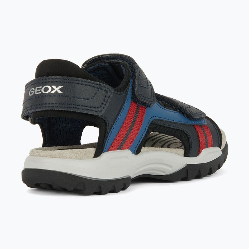 Geox Borealis sandali junior blu oceano/rosso 11