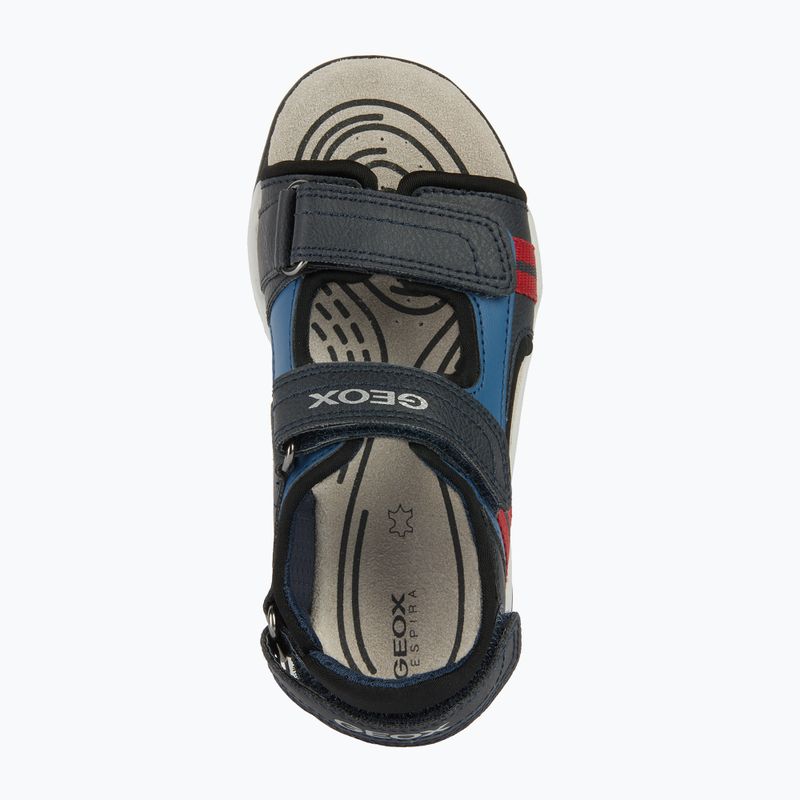 Geox Borealis sandali junior blu oceano/rosso 13
