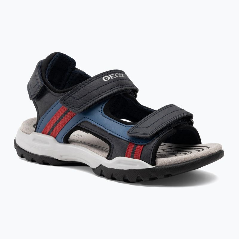 Geox Borealis sandali junior blu oceano/rosso