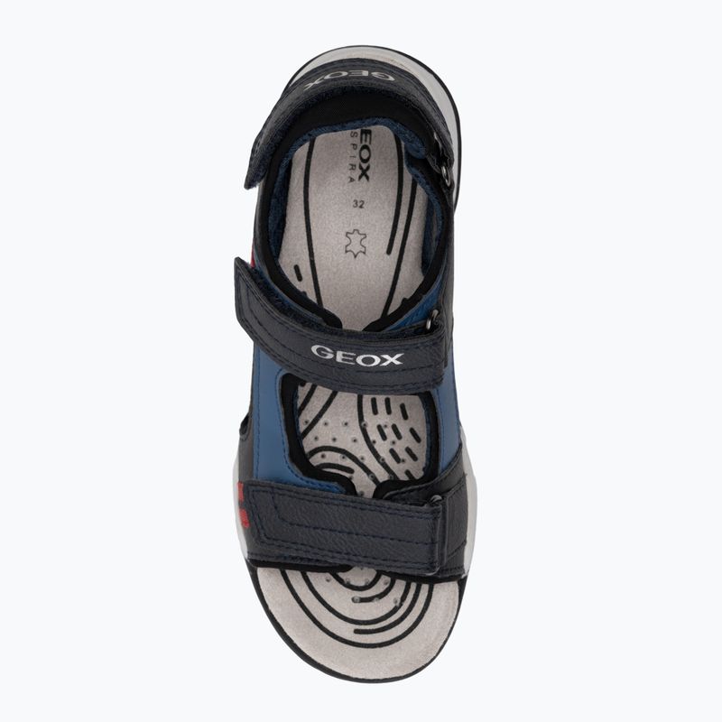 Geox Borealis sandali junior blu oceano/rosso 5