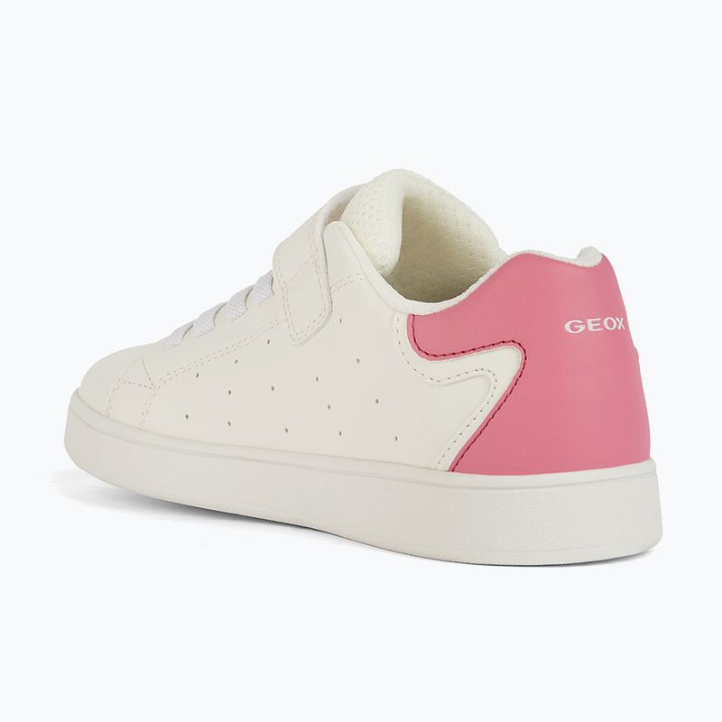 Geox Eclyper bianco/fucsia scarpe junior 10