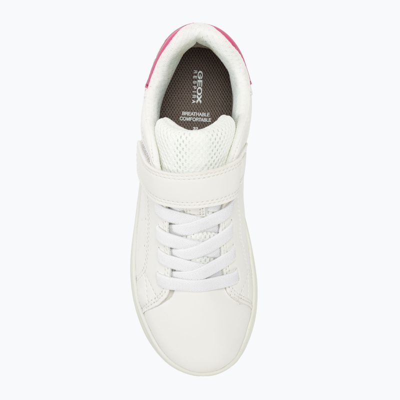 Geox Eclyper bianco/fucsia scarpe junior 5