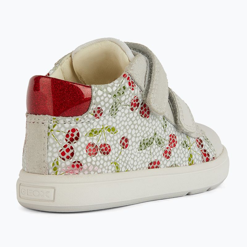 Geox Biglia scarpe da bambino bianco / rosso 11