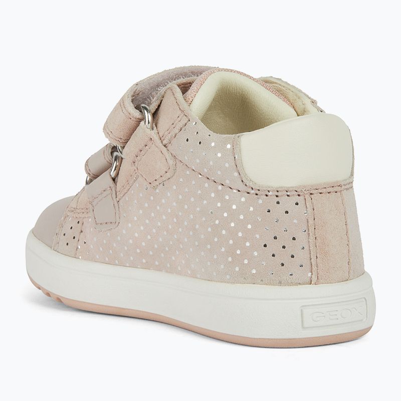 Geox Biglia scarpe da bambino rosa chiaro / bianco 10