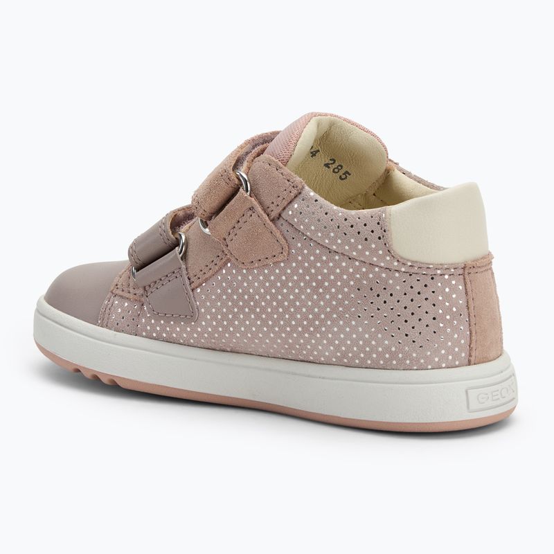 Geox Biglia scarpe da bambino rosa chiaro / bianco 3