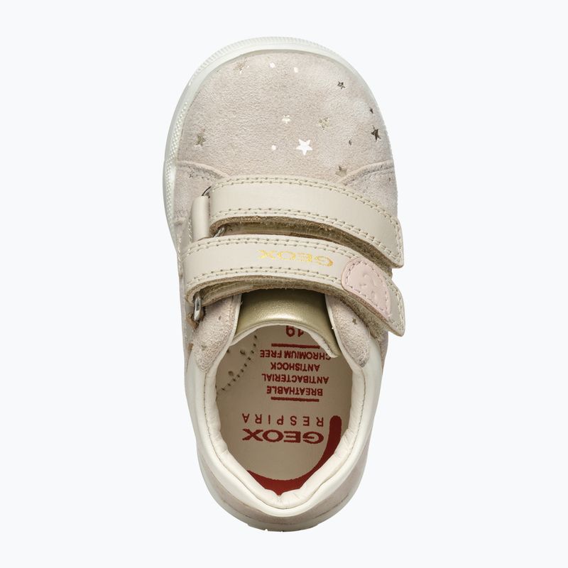 Geox Macchia beige / oro scarpe da bambino 12