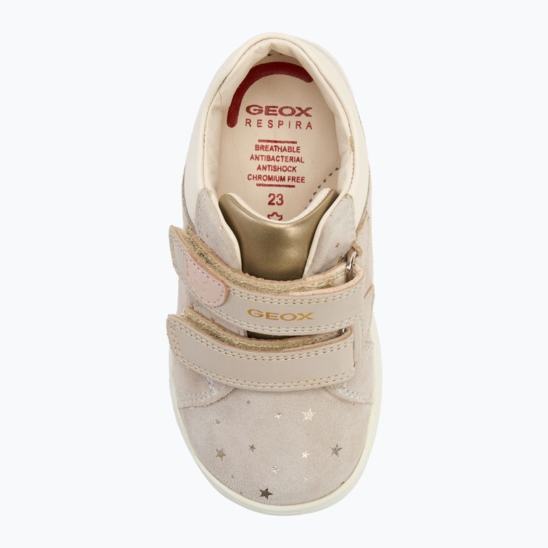 Geox Macchia beige / oro scarpe da bambino 5