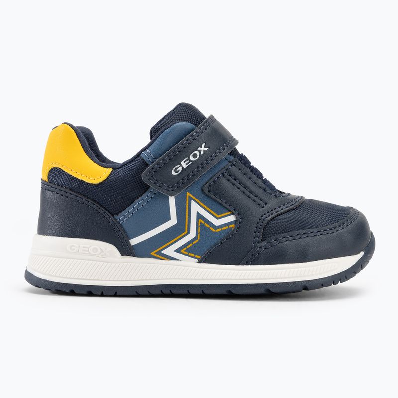 Geox Rishon nylon navy / giallo scarpe da bambino 2