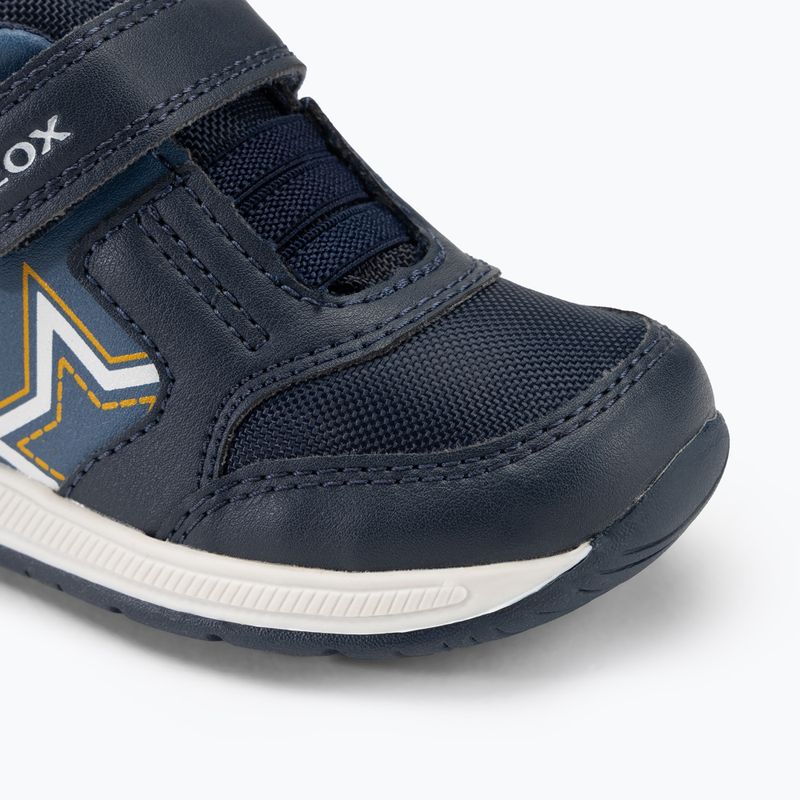 Geox Rishon nylon navy / giallo scarpe da bambino 7