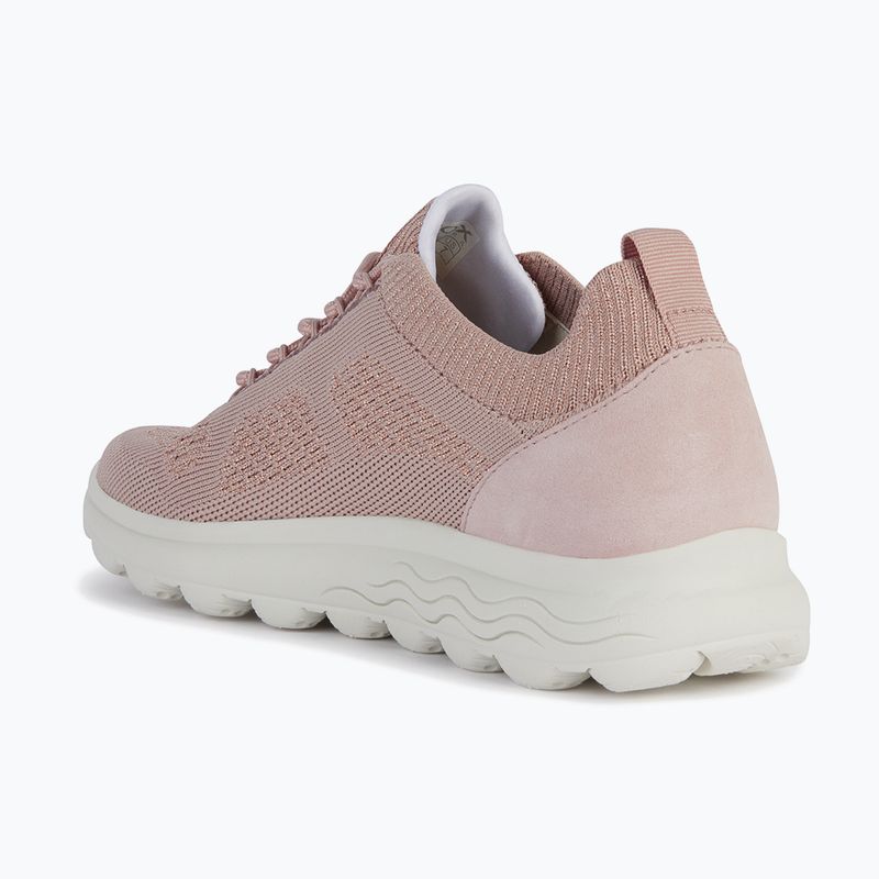 Scarpe Geox Spherica rosa chiaro da donna 12