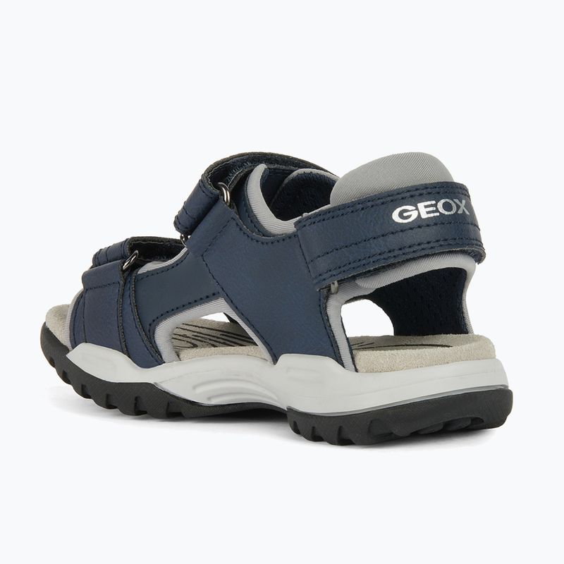 Geox Borealis, sandali junior blu oceano/oro 10