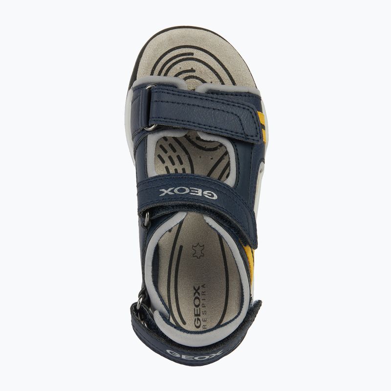Geox Borealis, sandali junior blu oceano/oro 13