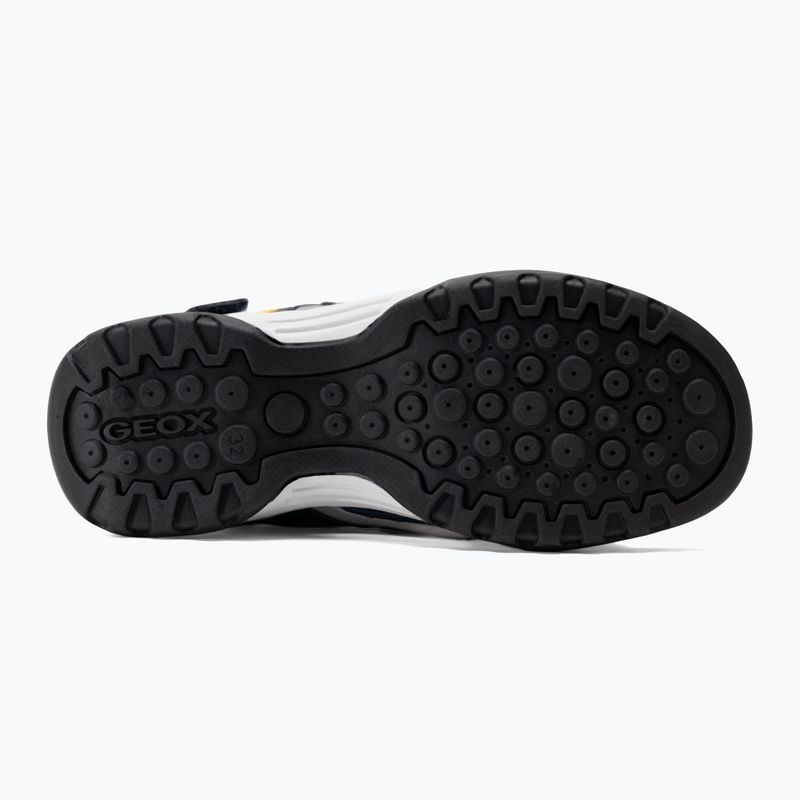 Geox Borealis, sandali junior blu oceano/oro 4
