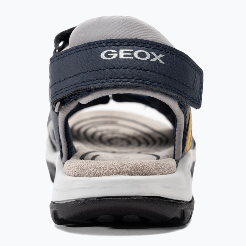 Geox Borealis, sandali junior blu oceano/oro 6