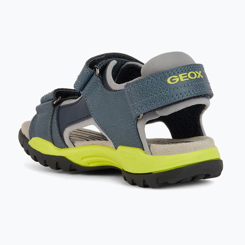 Geox Borealis avio/lime sandali junior 10