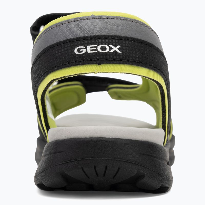 Geox Vaniett nero/verde chiaro sandali per bambini 6