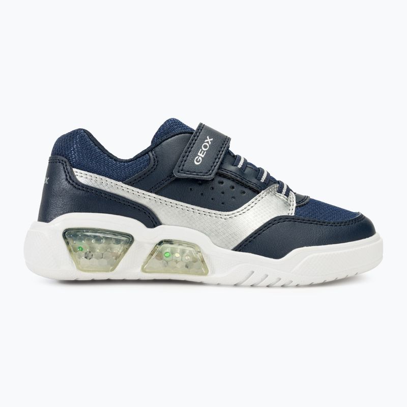 Geox Illuminus blu oceano/argento scarpe junior 2