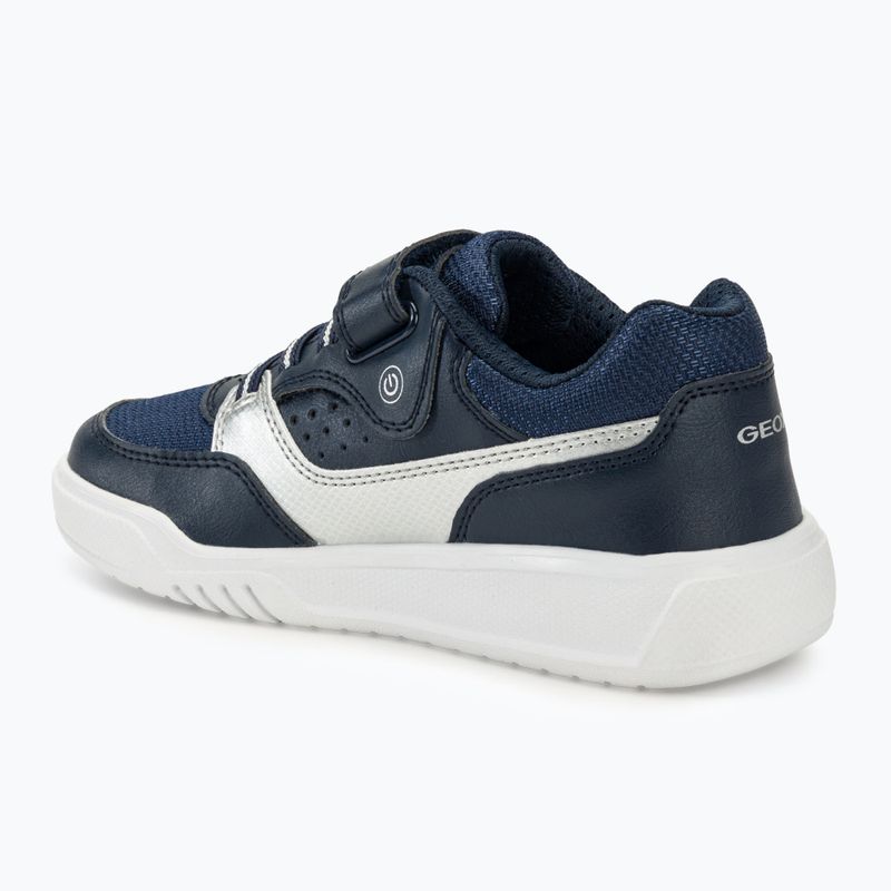 Geox Illuminus blu oceano/argento scarpe junior 3