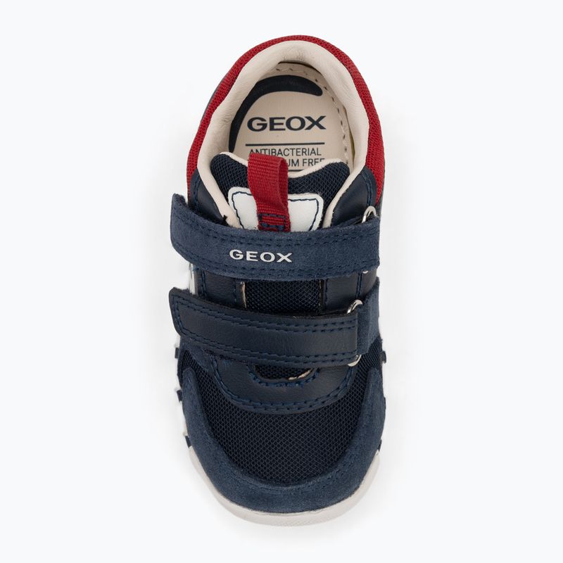 Geox Iupidoo - scarpe per bambini, blu/rosso scuro 5