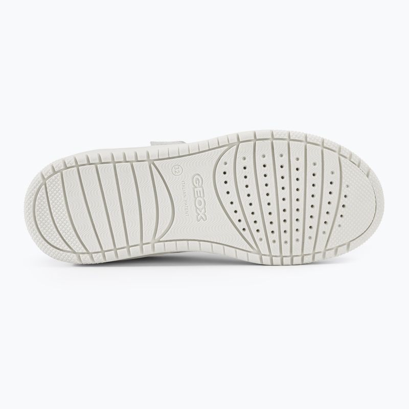Scarpe Geox Washiba junior bianco/blu oceano 4