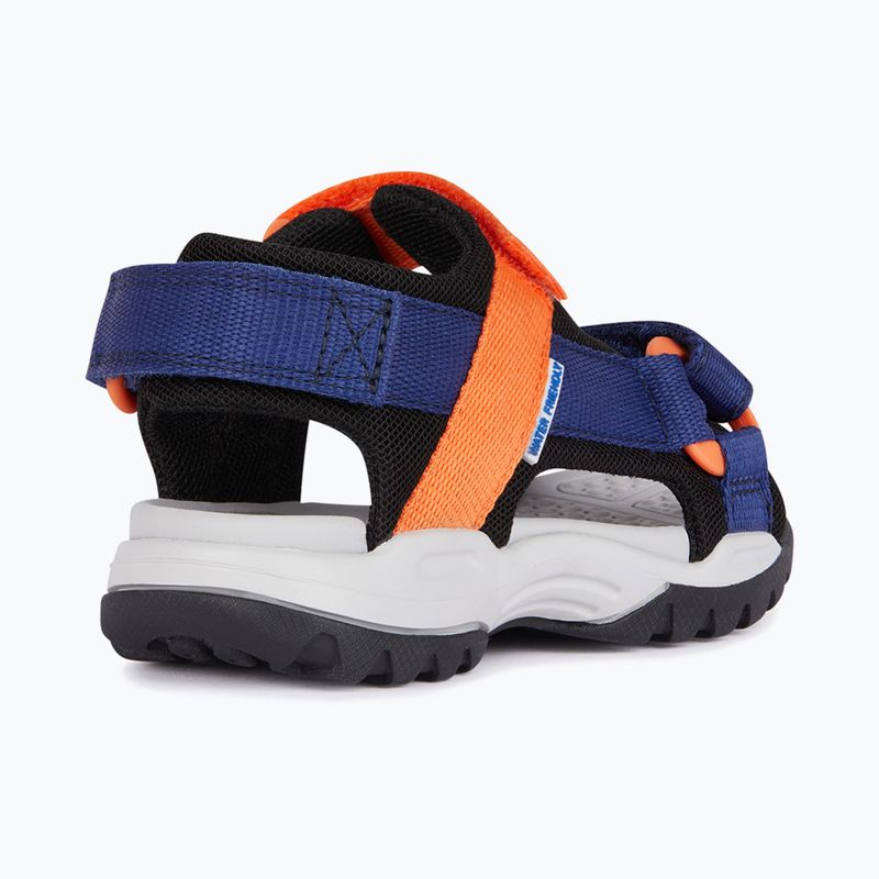 Geox Borealis sandali junior blu oceano/arancio 11