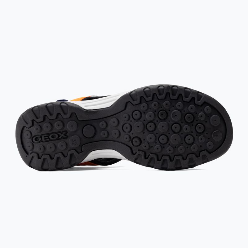 Geox Borealis sandali junior blu oceano/arancio 4