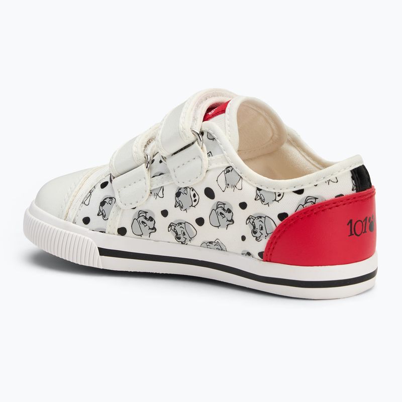 Geox Kilwi scarpe da bambino bianco / rosso 3