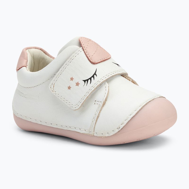 Geox Tutim bianco / rosa scarpe da bambino