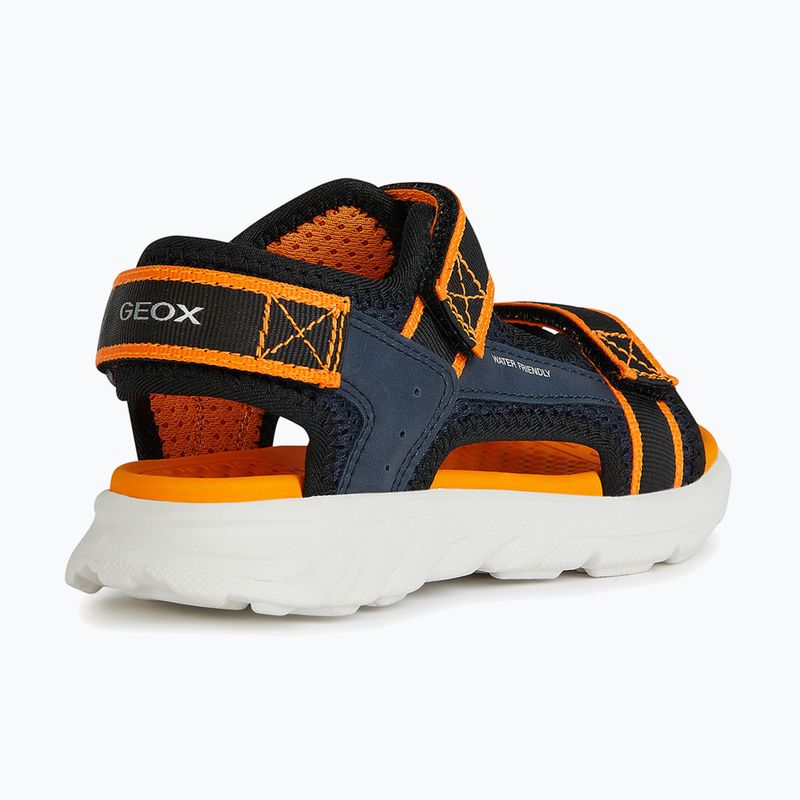 Geox Airadyum blu oceano/arancio sandali junior 8