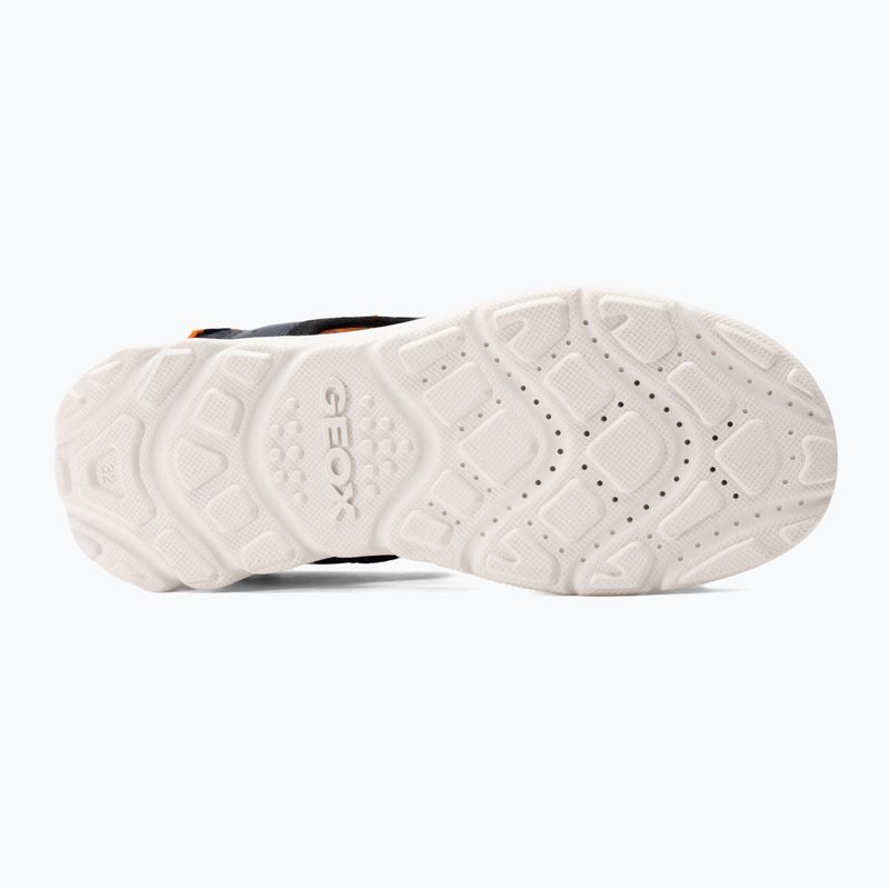 Geox Airadyum blu oceano/arancio sandali junior 4