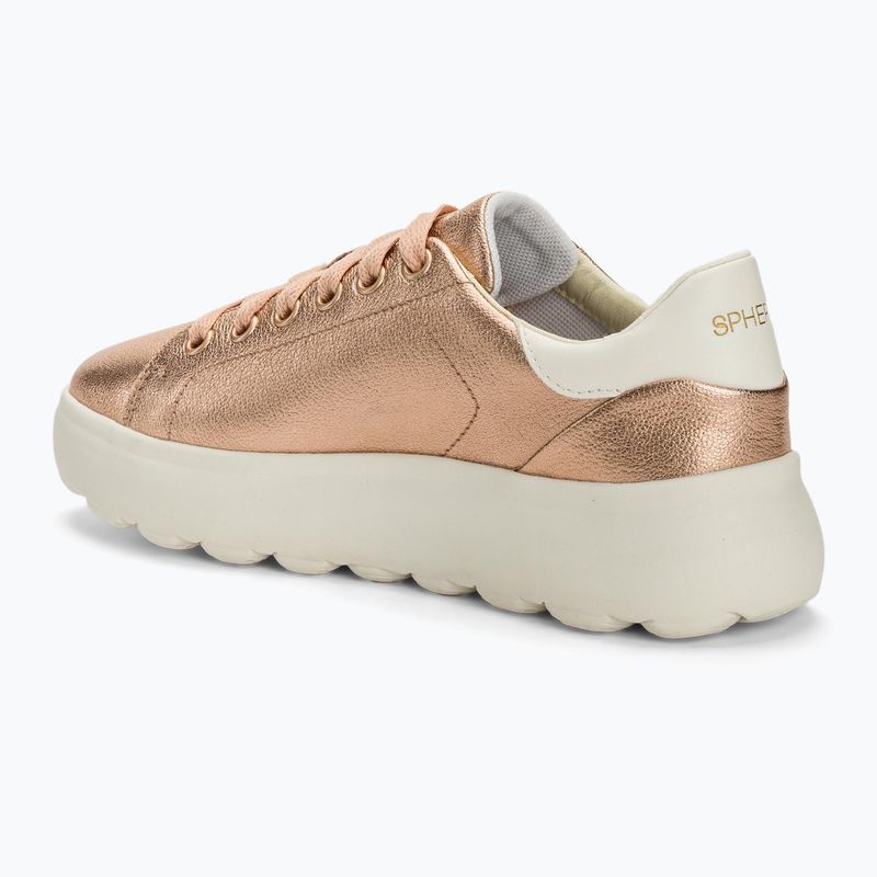 Geox Spherica EC4.1 scarpe da donna oro rosa/bianco ottico 4