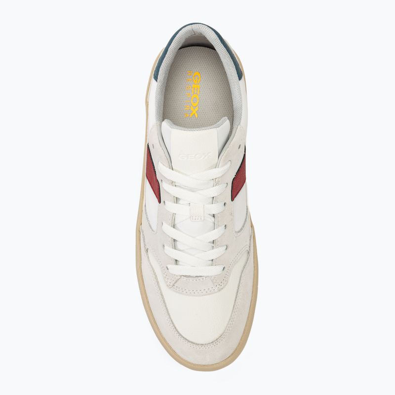Geox Affile scarpe da uomo bianco/rosso 5