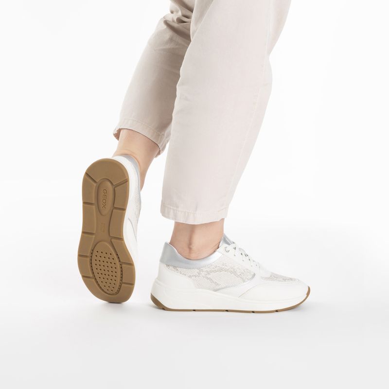 Geox Cristael sabbia/bianco scarpe da donna 2