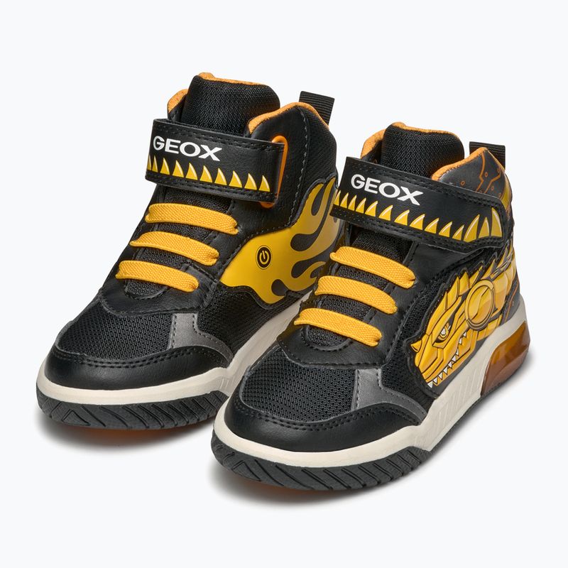 Scarpe Geox Inek junior nero/giallo 11