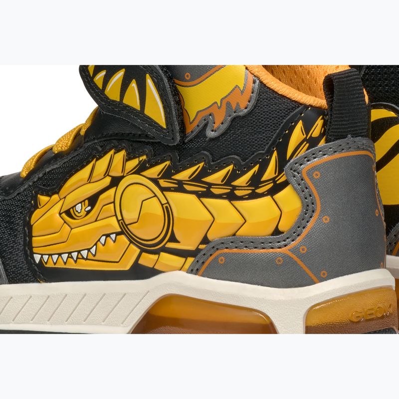 Scarpe Geox Inek junior nero/giallo 15