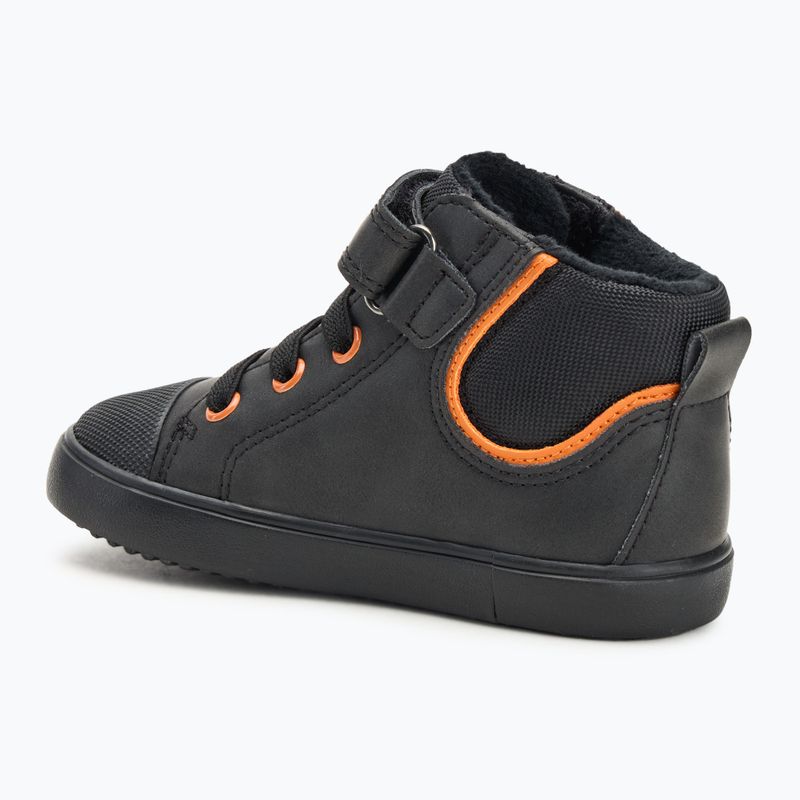 Geox Gisli nero/arancio scuro scarpe da bambino 3