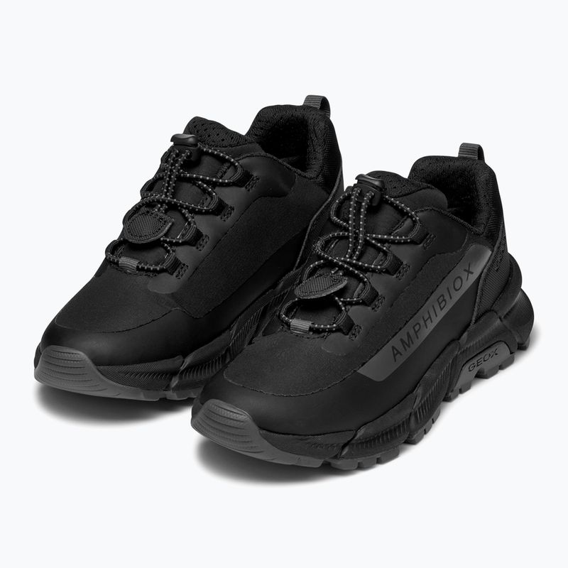 Geox Flexyper Plus ABX nero/grigio scuro scarpe junior 10