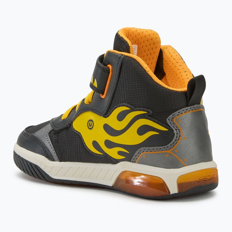 Scarpe Geox Inek junior nero/giallo 2