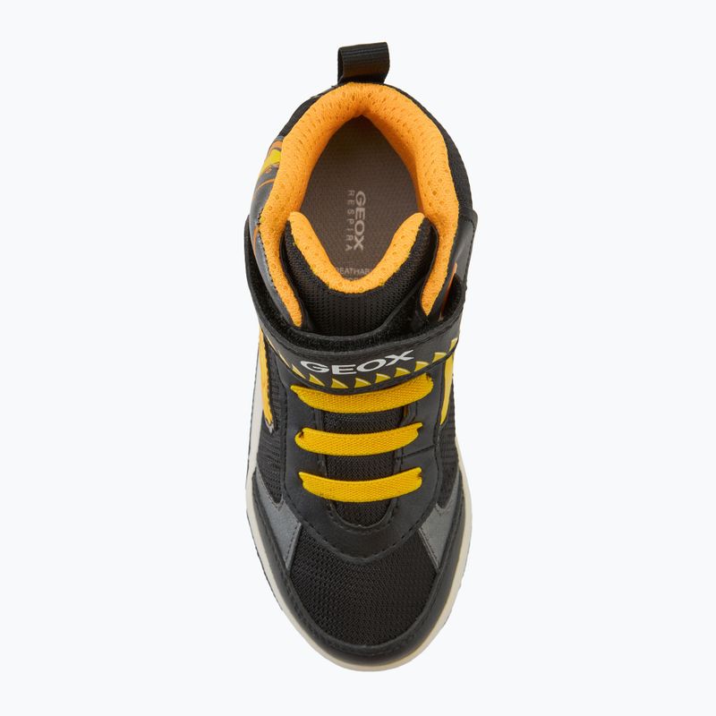 Scarpe Geox Inek junior nero/giallo 5