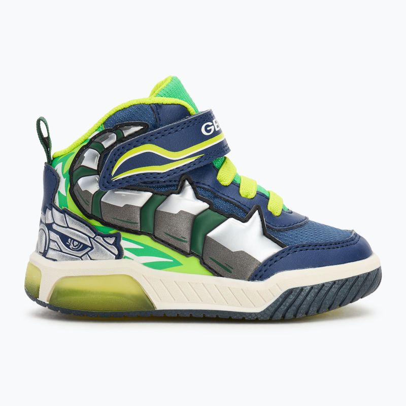 Geox Inek scarpe da bambino blu/verde lime 2