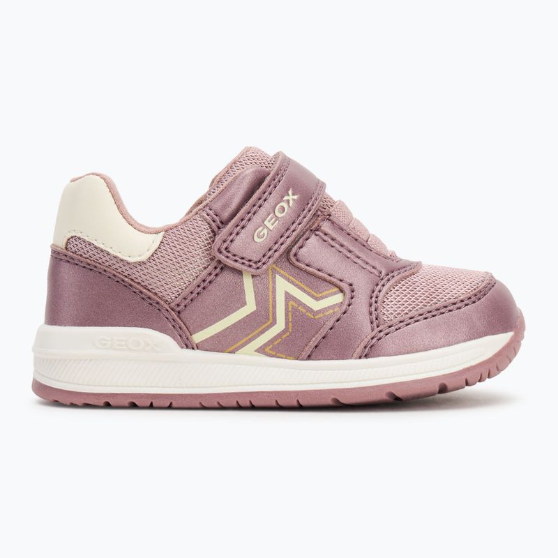 Scarpe Geox Rishon rosa scuro/bianco vecchio per bambini 2