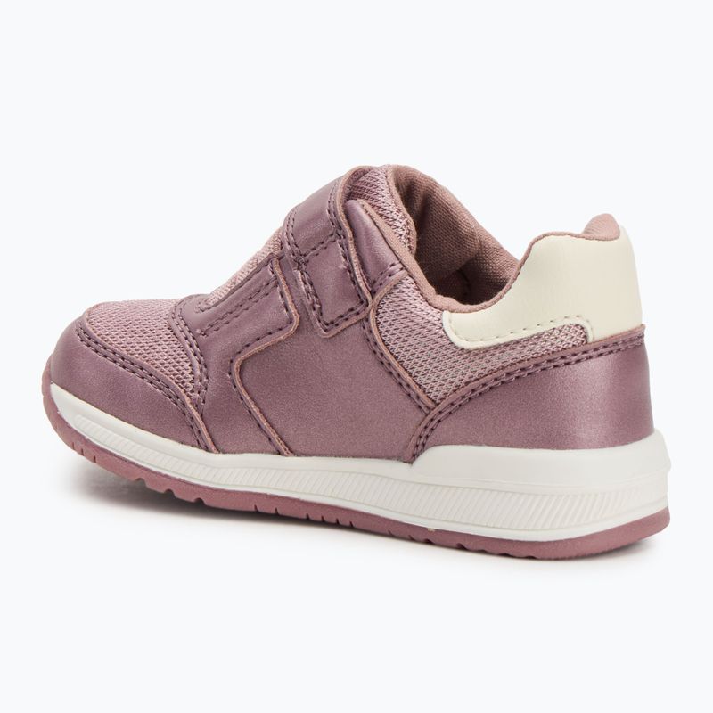 Scarpe Geox Rishon rosa scuro/bianco vecchio per bambini 3