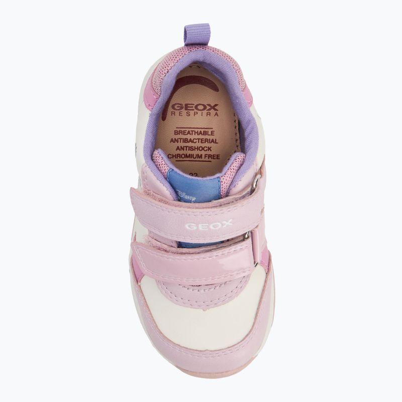 Geox Rishon bianco/rosa scarpe da bambino 5